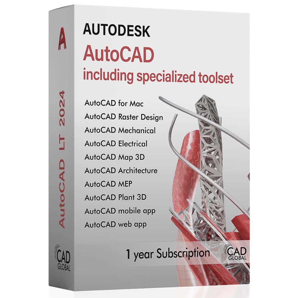 AutoCAD including specialized toolsets - 1 godina