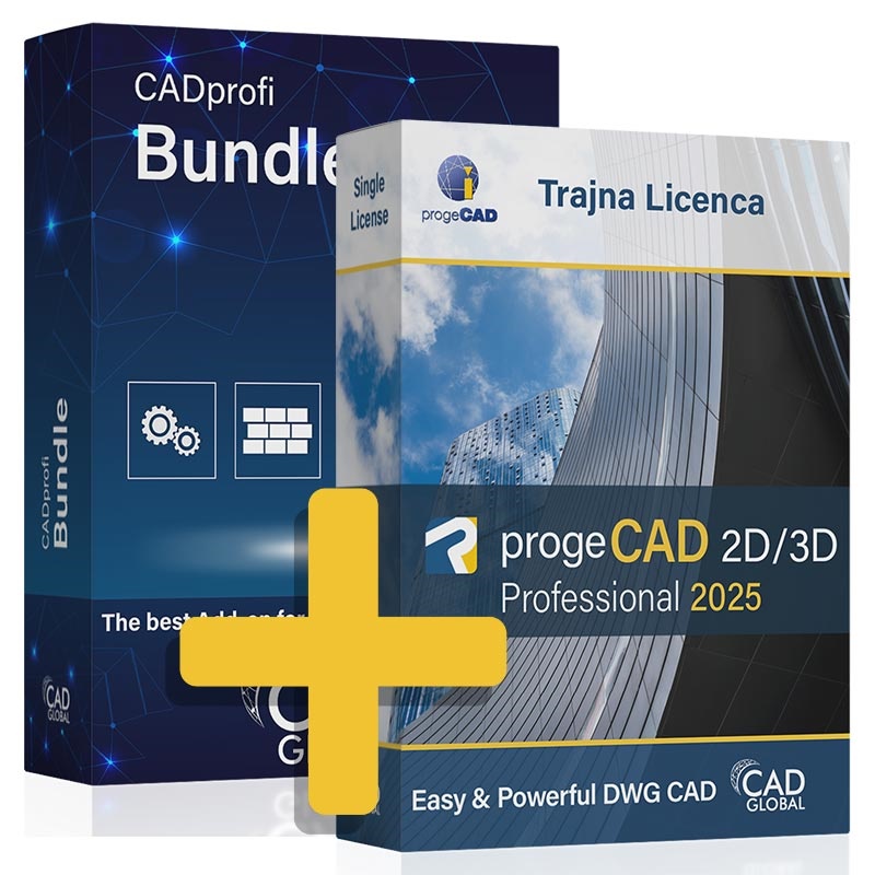 progeCAD + CADprofi AEC & MEP bundle Trajno Vlasništvo