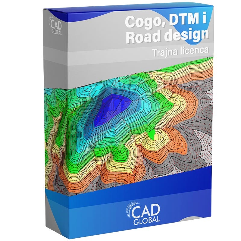 Cogo, DTM i Road design Trajna Licenca za progeCAD