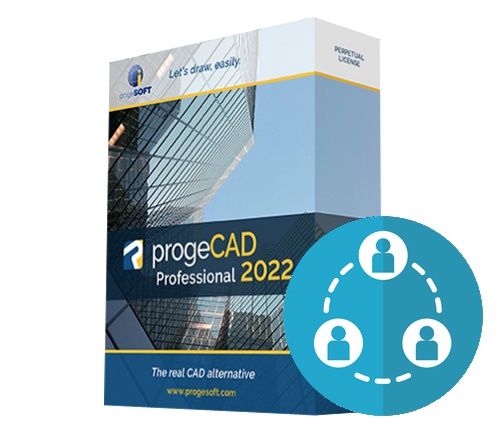 progeCAD 2022 2D/3D Professional NLM - mrežna licenca