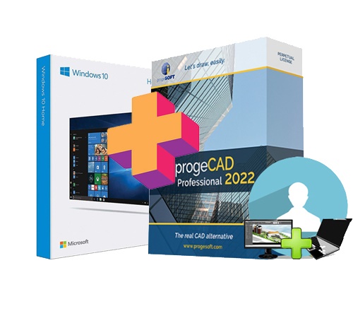 PAKET progeCAD 2D/3D + Microsoft Windows 10